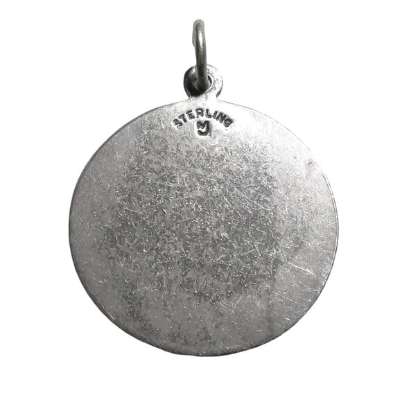 Vintage Sterling Silver Mystic Seaport Connecticut Nautical Charm/Pendant 1960s - Picture 2 of 3